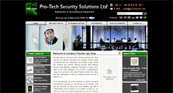 Desktop Screenshot of pro-tech.uk.com