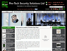 Tablet Screenshot of pro-tech.uk.com